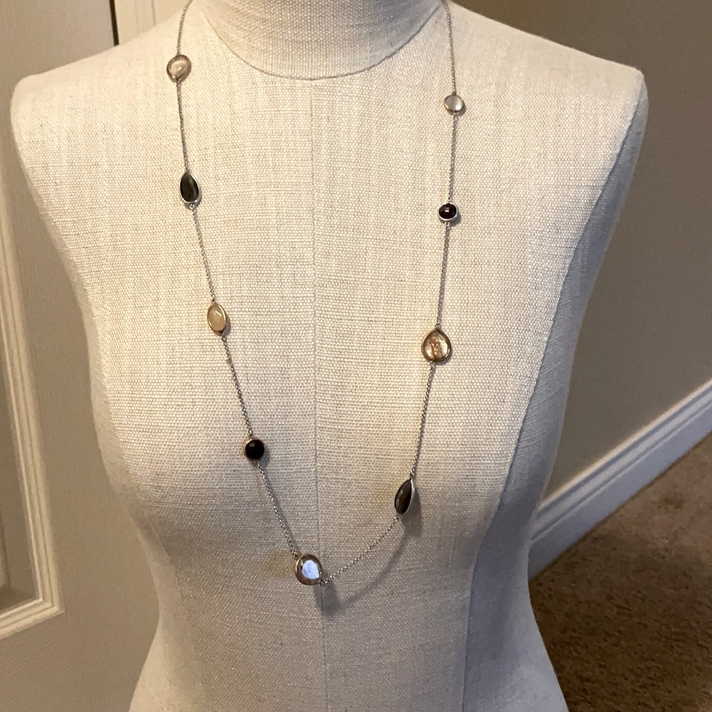 J Jill gem stone necklace